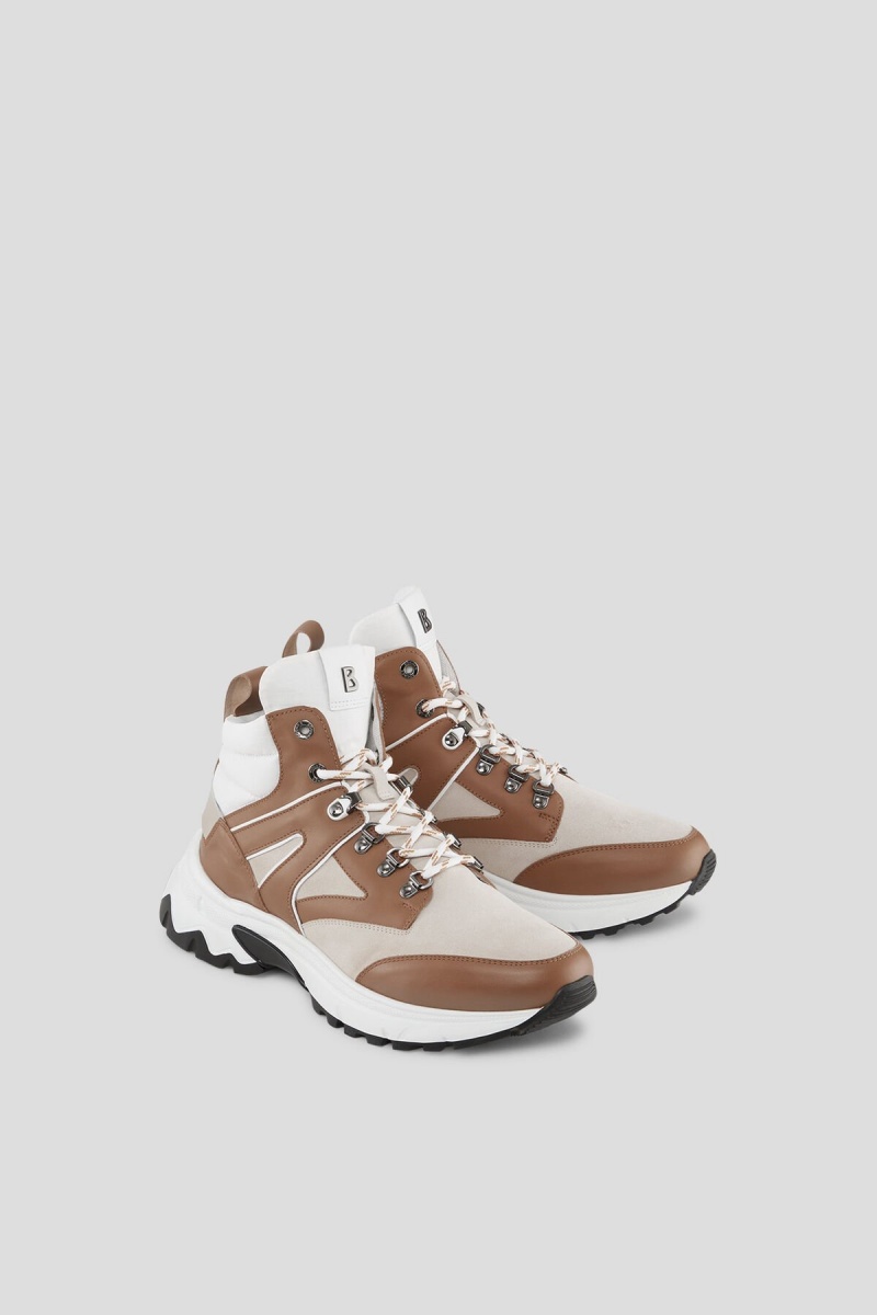 BOGNER Nash High-top Sneakers Beige | SBFYR-3251