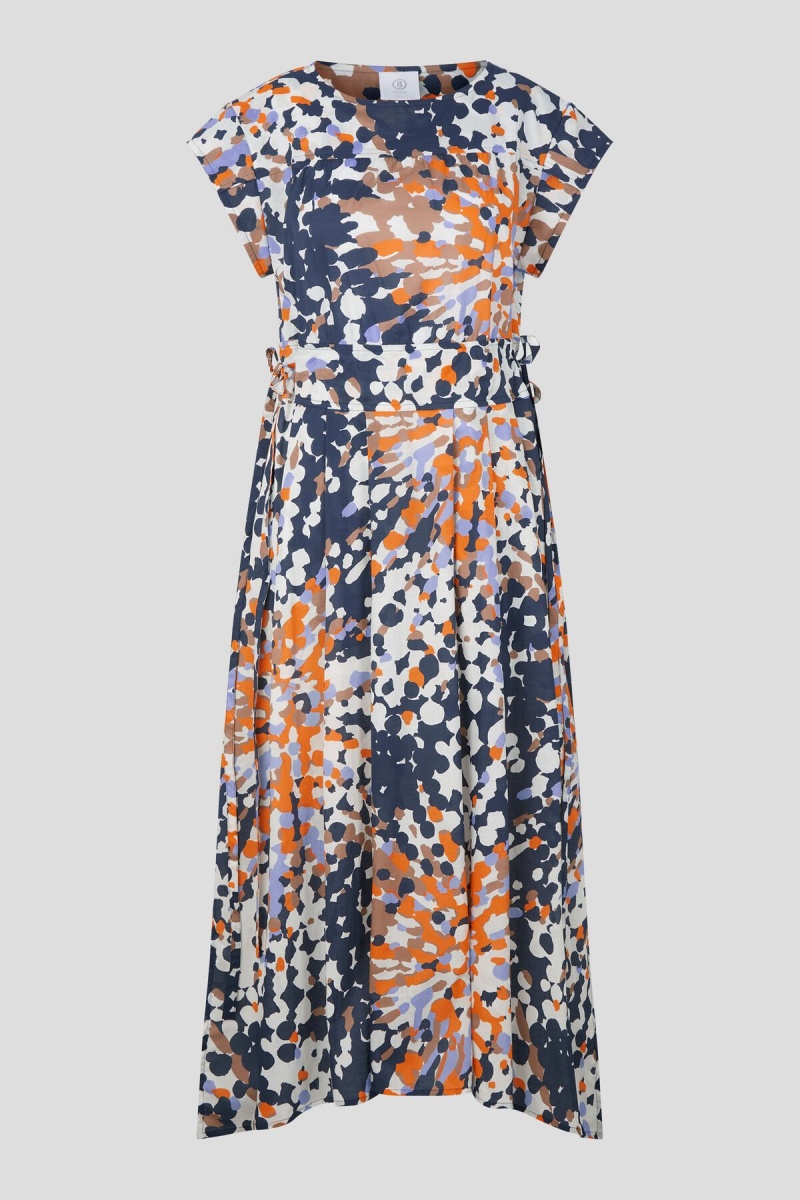 BOGNER Nava Kleider Navy Blau Orange | HPKDJ-4567