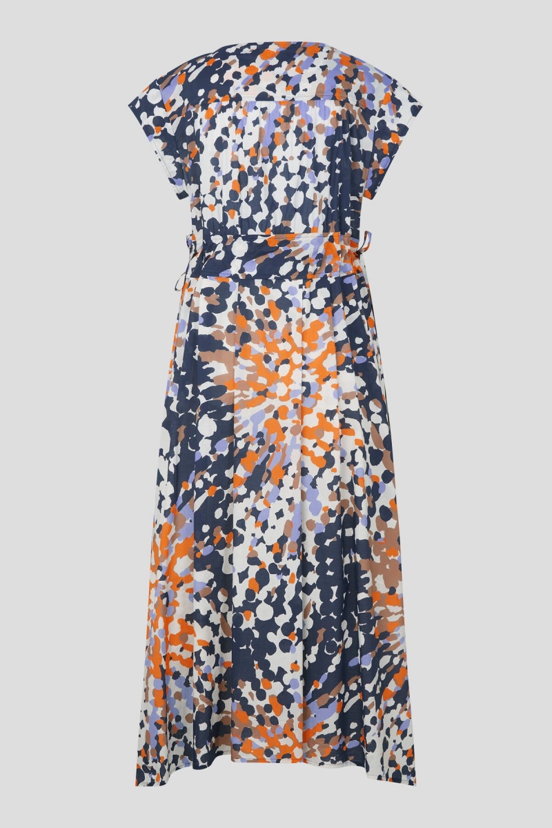 BOGNER Nava Kleider Navy Blau Orange | HPKDJ-4567