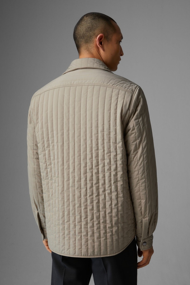 BOGNER Olli Gesteppt Shirt Jacket Beige | DIBSL-2769