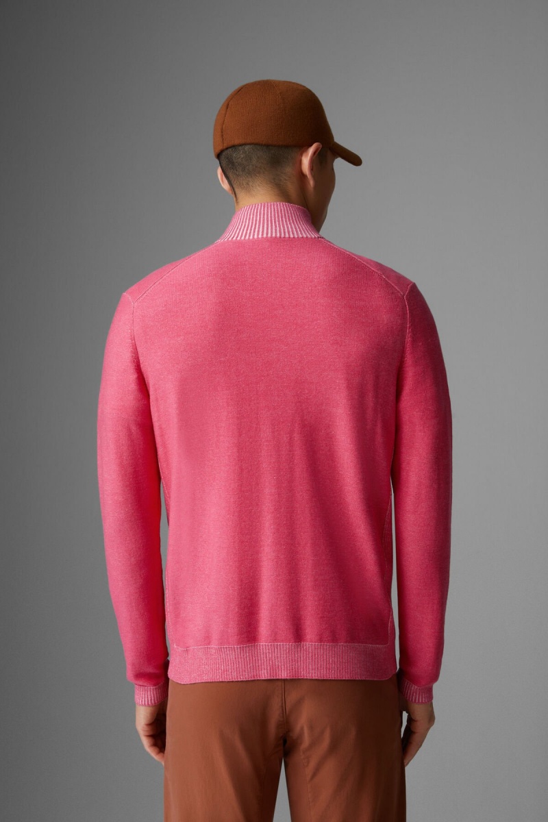 BOGNER Patryk Half-zip Pullover Rosa | TXKHC-4029