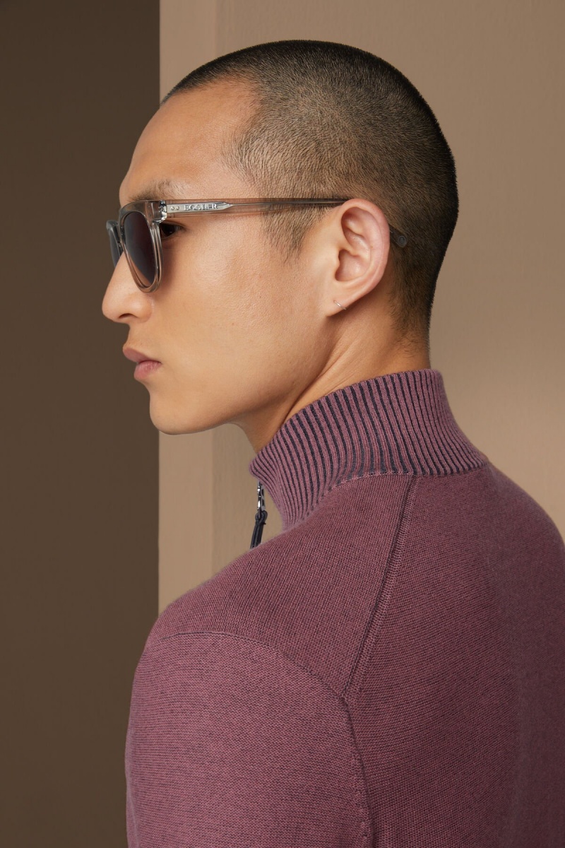 BOGNER Patryk Half-zip Pullover Rot | GHXIS-5693