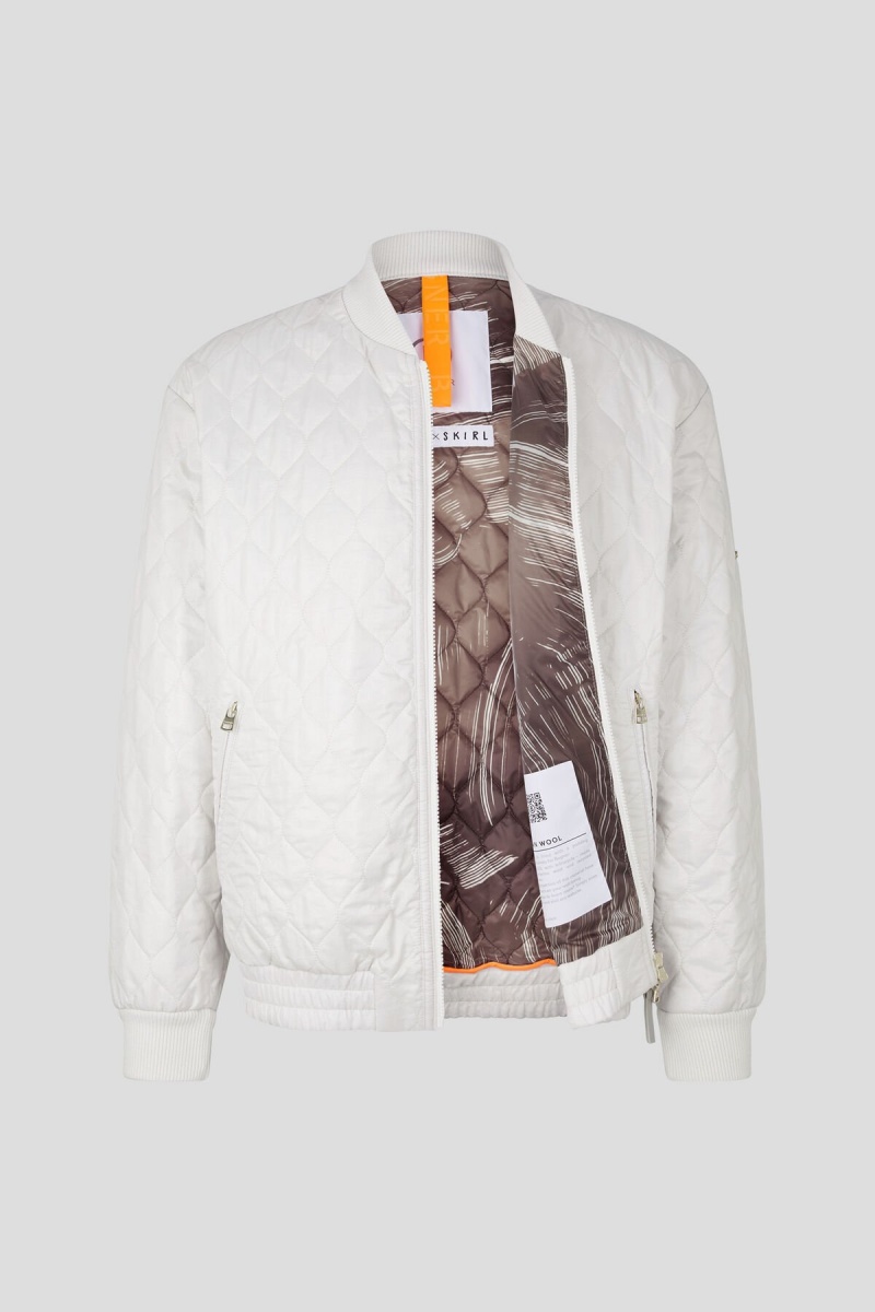 BOGNER Peter Gesteppt Jacket Off-white | RUDPG-3479