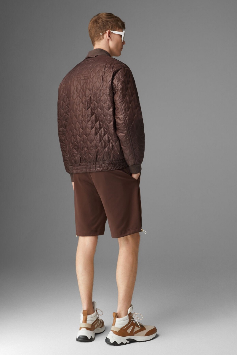 BOGNER Peter Gesteppt Jacket Schokolade | RNSEV-3950