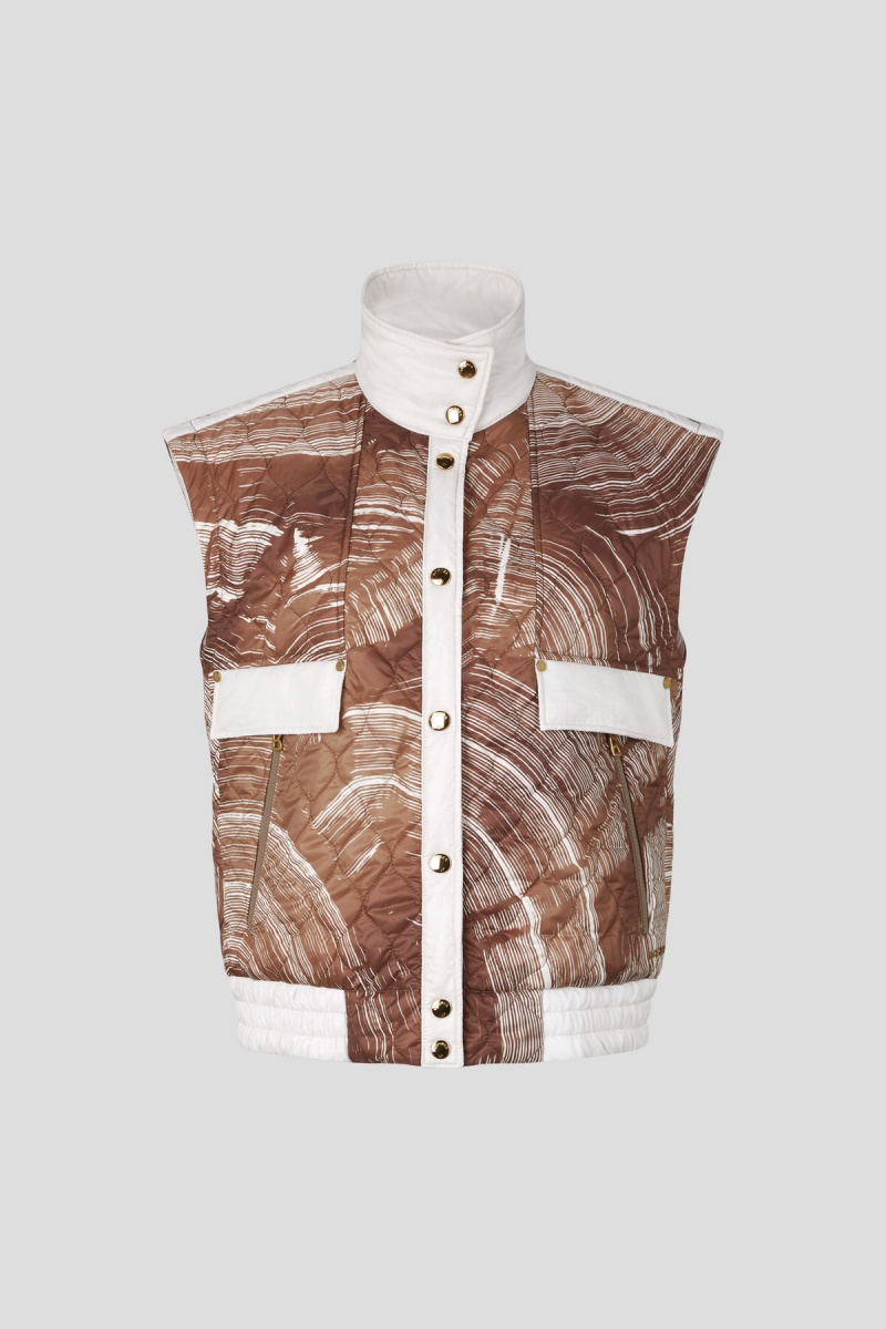 BOGNER Pinar Gesteppt Gilet Braun | OKUES-4639