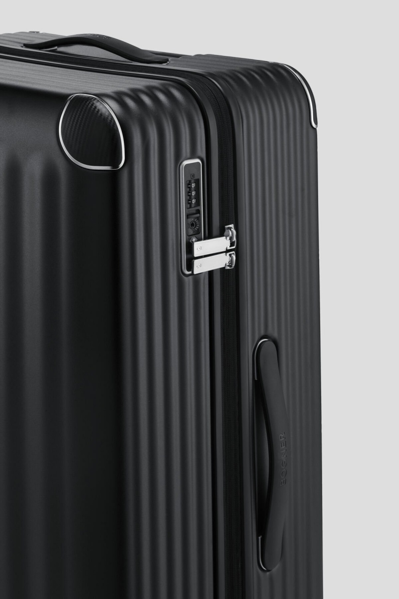 BOGNER Piz Deluxe Large Hard Shell Suitcase Schwarz | AYXKL-6714