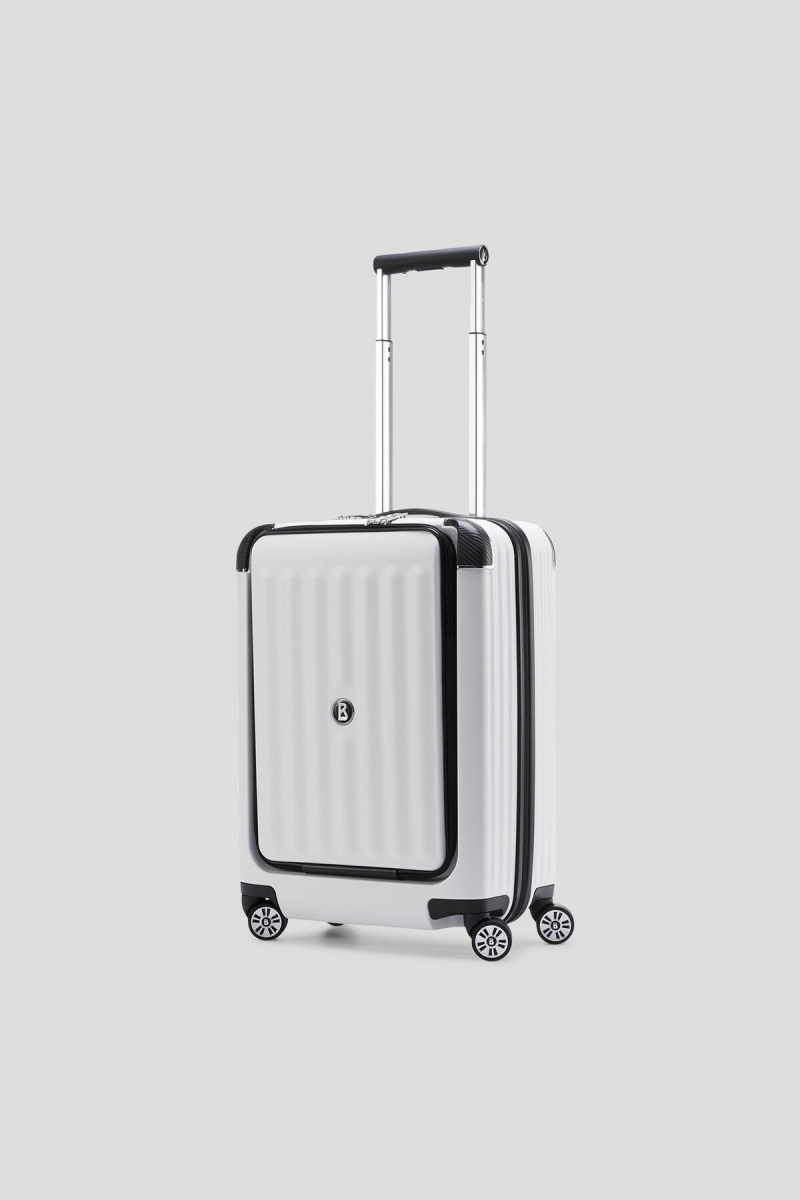 BOGNER Piz Deluxe Pro Small Hard Shell Suitcase Weiß | ZDXCI-8491