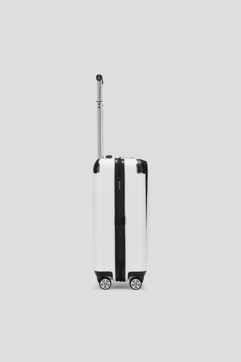 BOGNER Piz Deluxe Pro Small Hard Shell Suitcase Weiß | ZDXCI-8491
