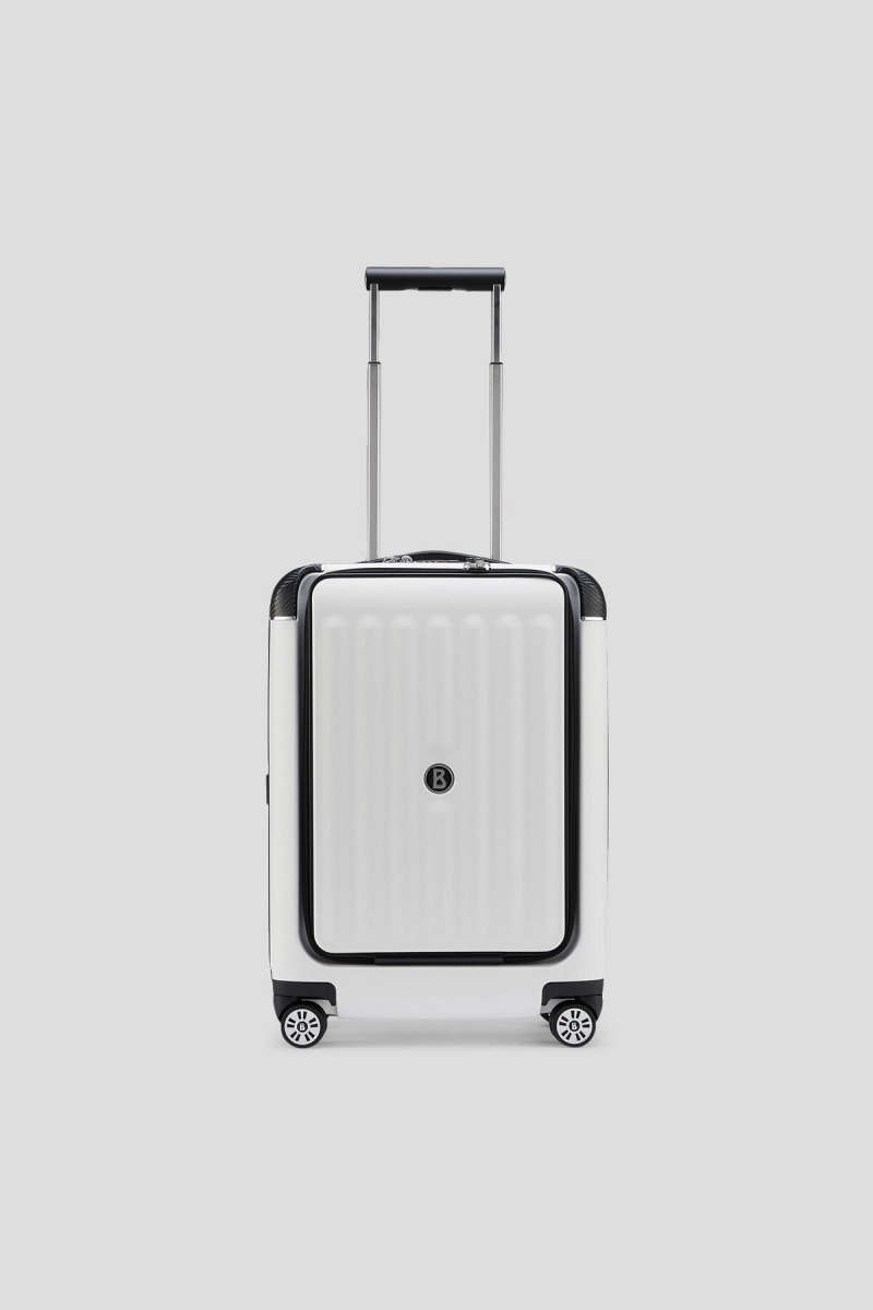 BOGNER Piz Deluxe Pro Small Hard Shell Suitcase Weiß | ZDXCI-8491