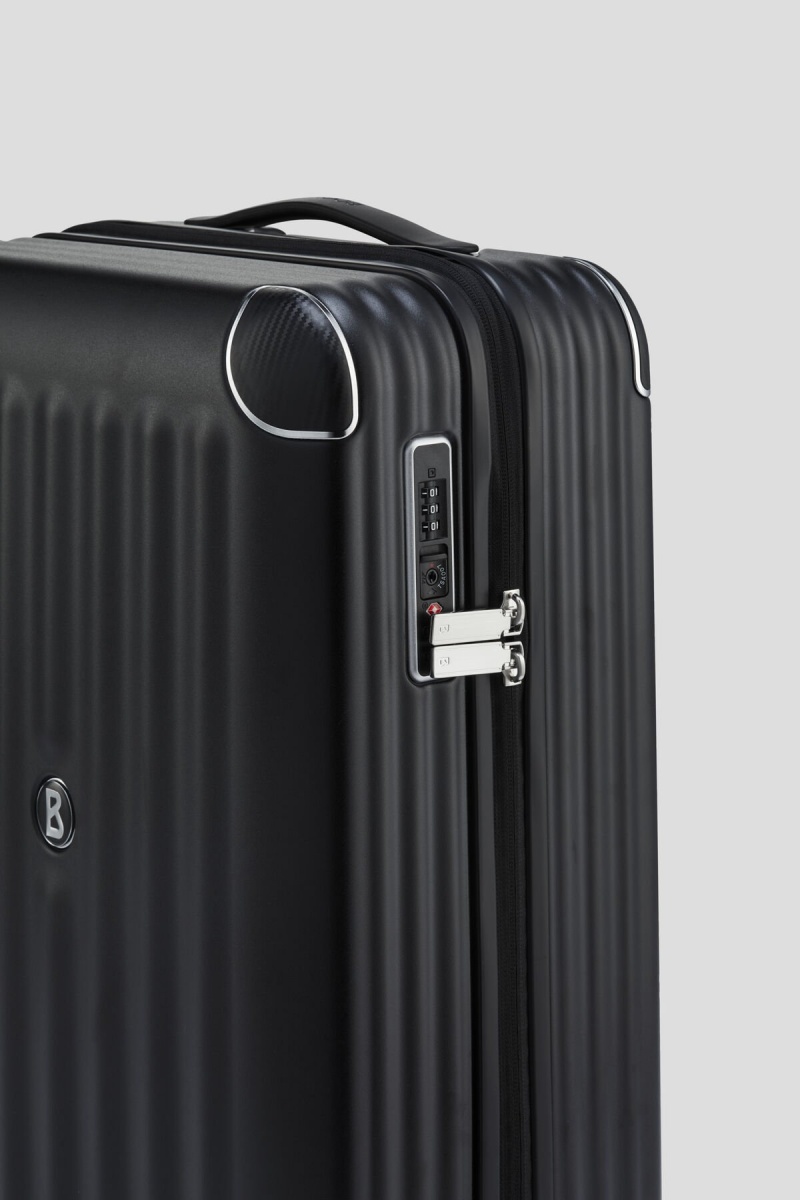 BOGNER Piz Deluxe Small Hard Shell Suitcase Schwarz | UENST-2683