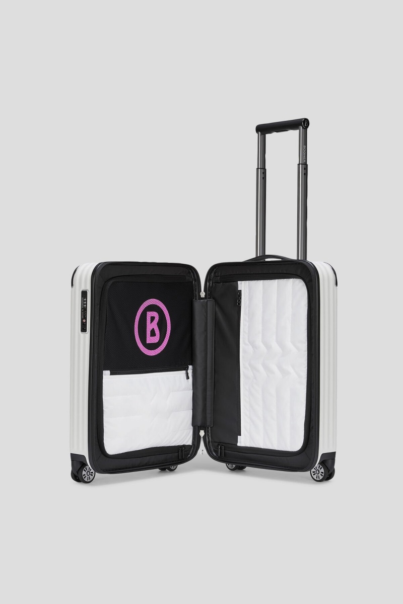 BOGNER Piz Deluxe Small Hard Shell Suitcase Weiß | LGUVI-0123