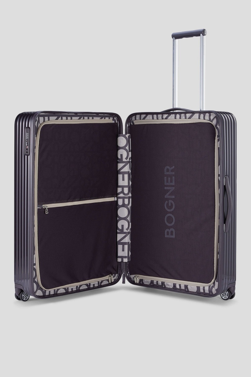 BOGNER Piz Large Hard Shell Suitcase Dunkel | PGQEI-4219