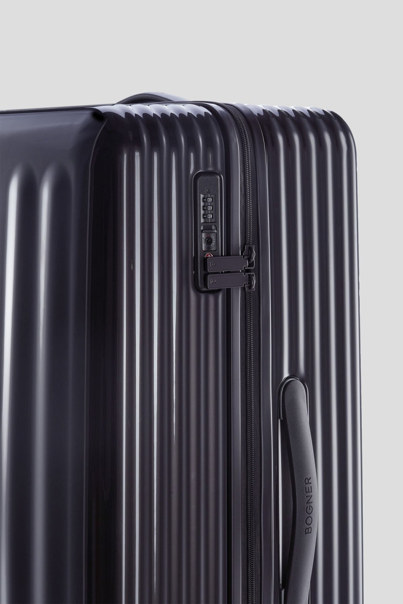 BOGNER Piz Large Hard Shell Suitcase Dunkel | PGQEI-4219