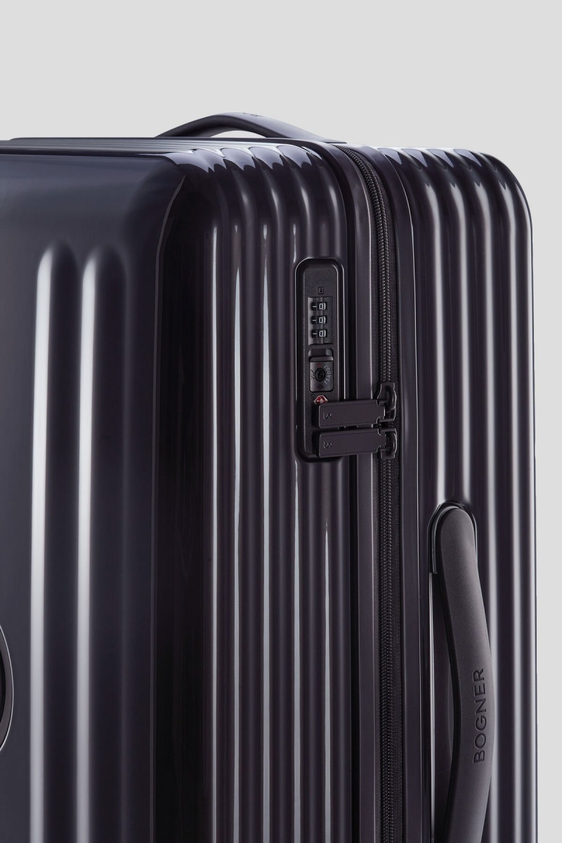 BOGNER Piz Medium Hard Shell Suitcase Dunkel | WVUQH-5302