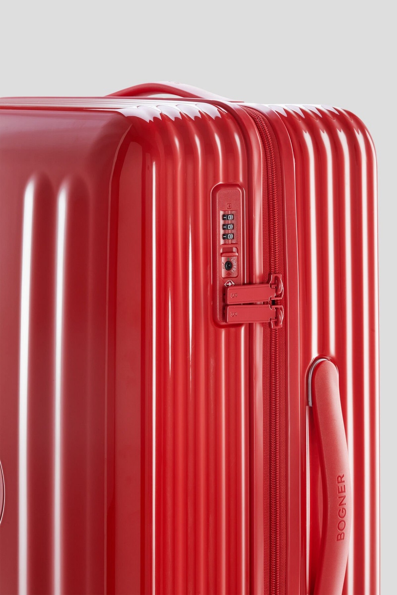 BOGNER Piz Medium Hard Shell Suitcase Rot | KCHPR-0352