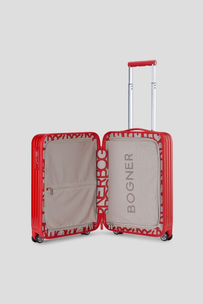 BOGNER Piz Small Hard Shell Suitcase Rot | YPIFL-5670