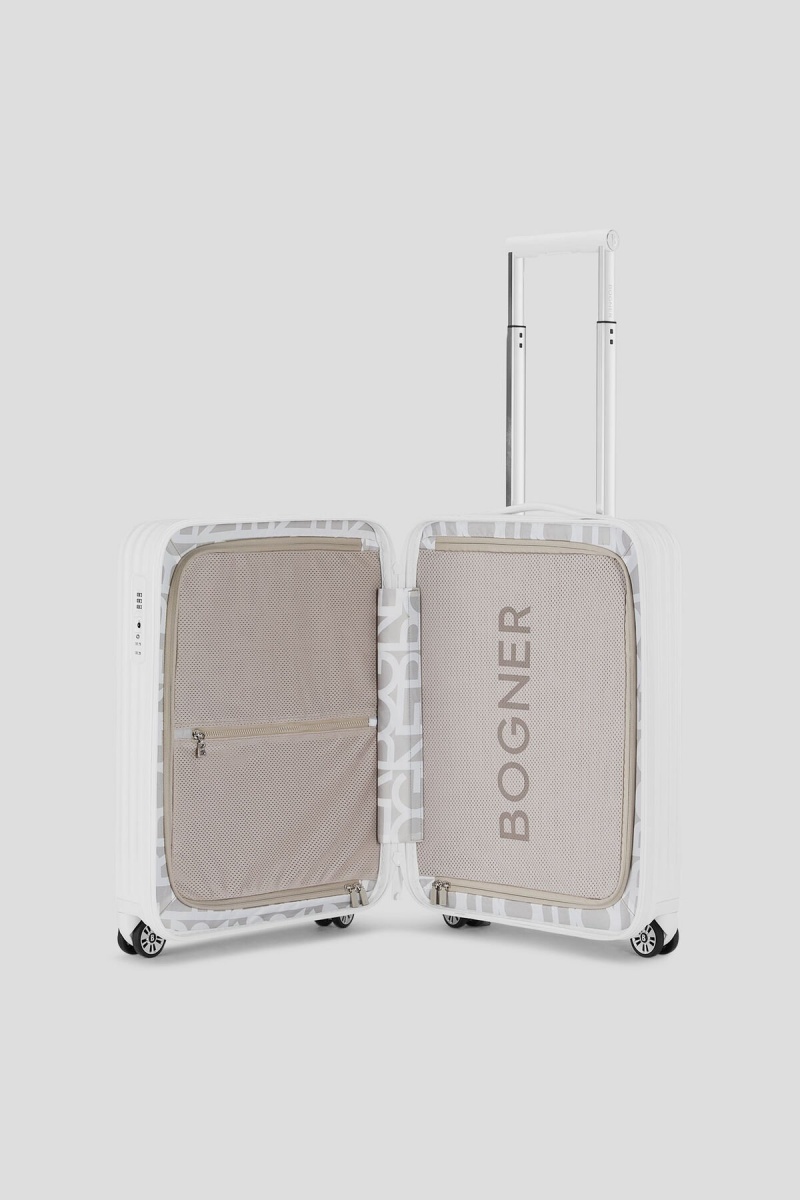BOGNER Piz Small Hard Shell Suitcase Weiß | HDQFY-6350
