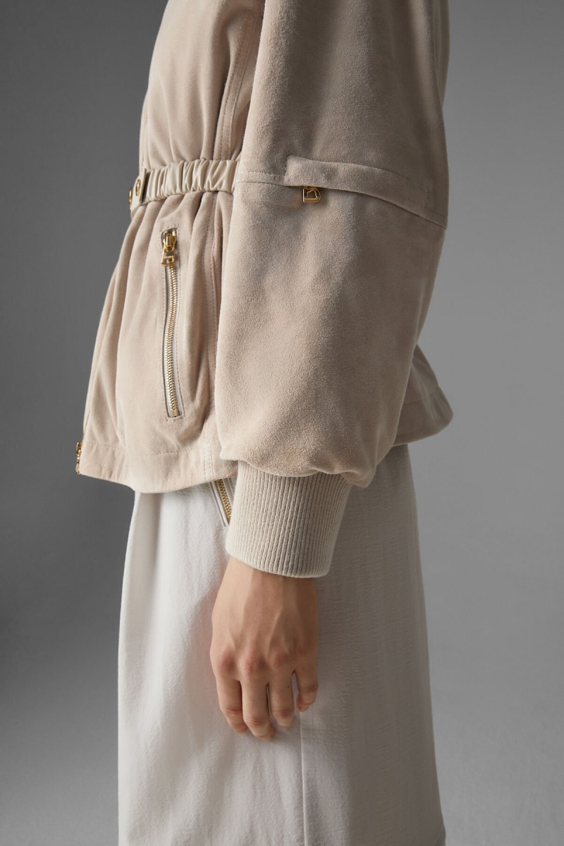 BOGNER Polli Wildleder Jacket Sand | TJICV-8270