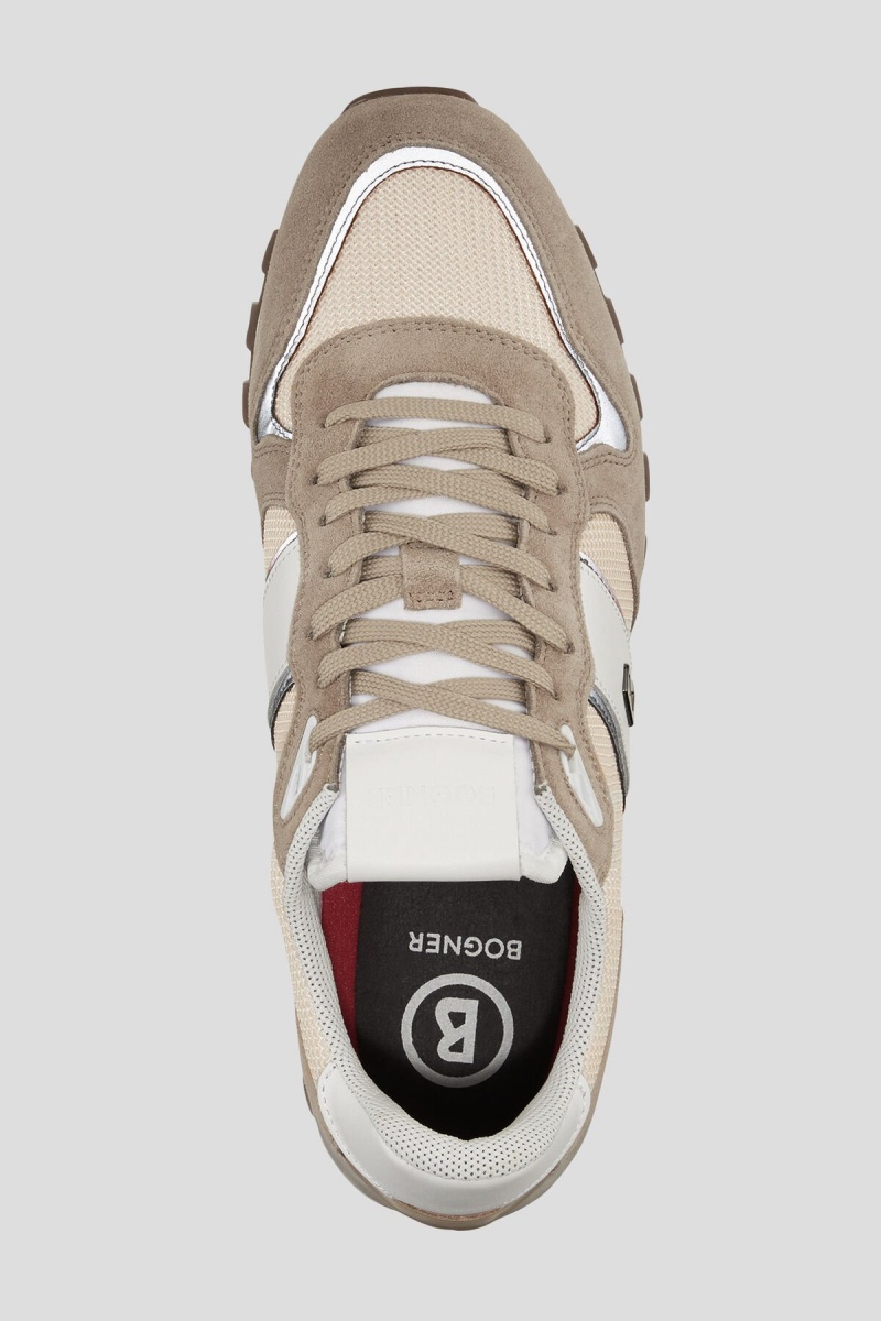 BOGNER Porto Sneaker Beige Weiß | VFHNL-1326