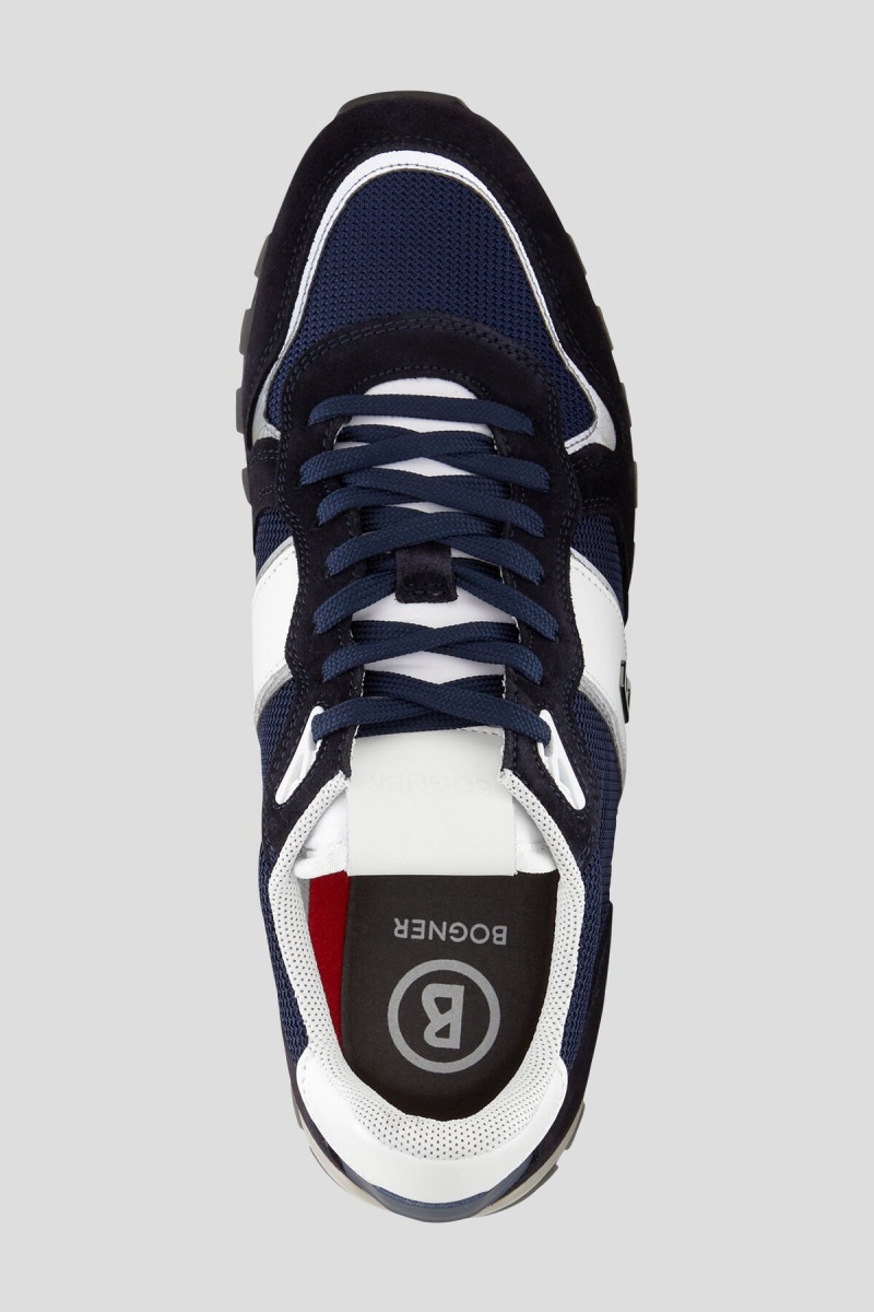 BOGNER Porto Sneaker Navy Blau Weiß | BGYVK-2930