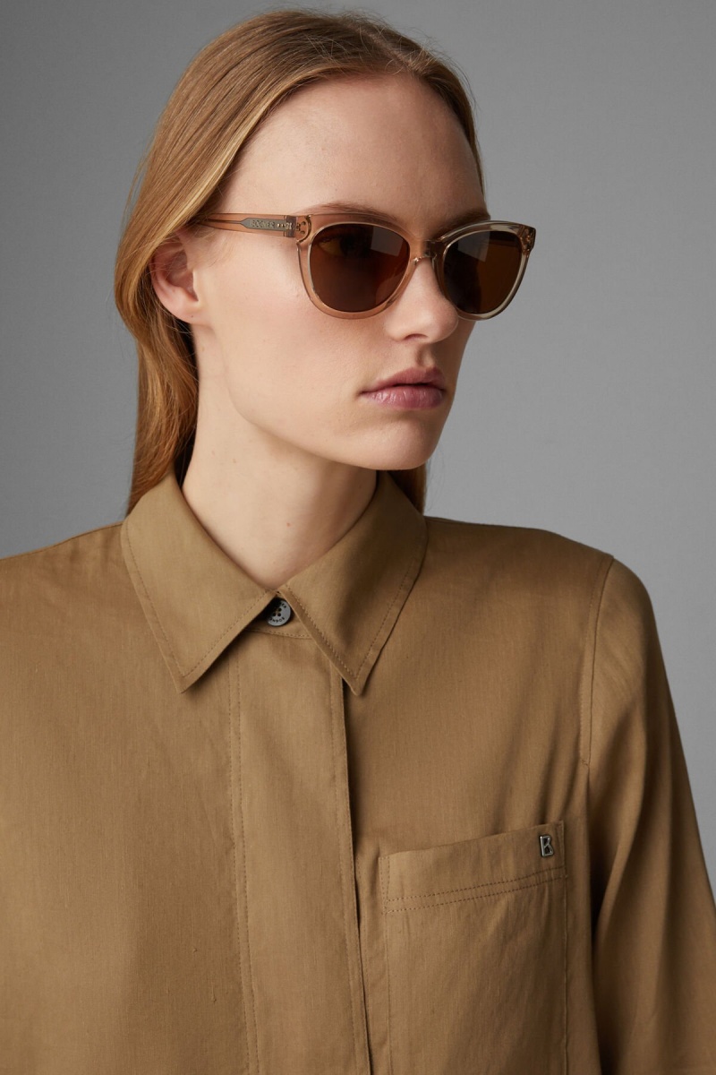 BOGNER Ria Shirt Blouse Camel | OXPSJ-2963