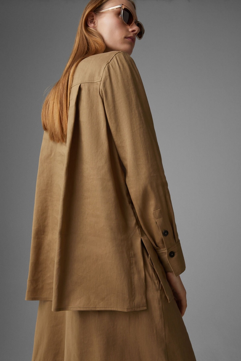BOGNER Ria Shirt Blouse Camel | OXPSJ-2963