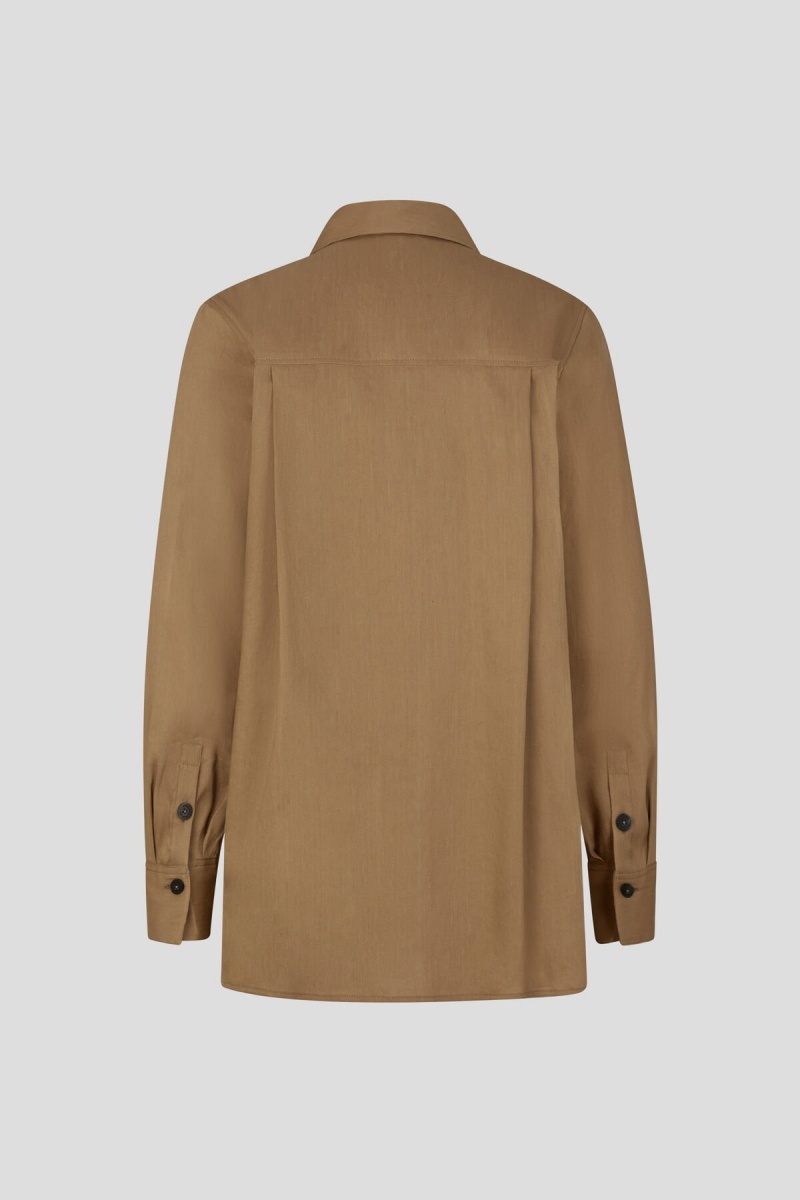 BOGNER Ria Shirt Blouse Camel | OXPSJ-2963