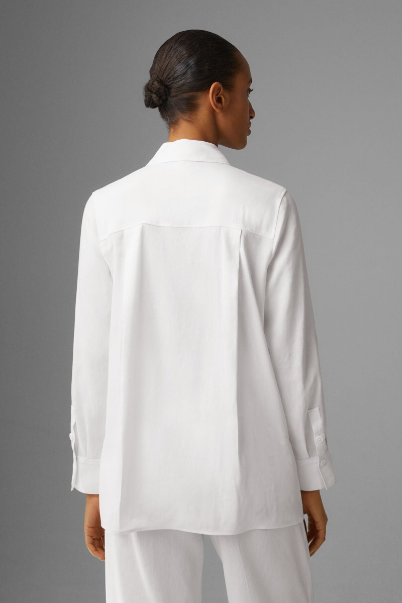 BOGNER Ria Shirt Blouse Weiß | PRIGU-1083