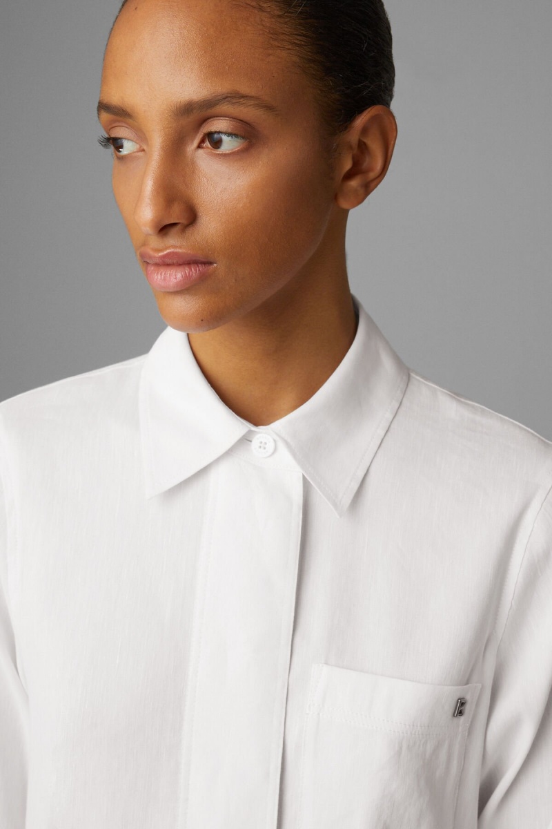 BOGNER Ria Shirt Blouse Weiß | PRIGU-1083