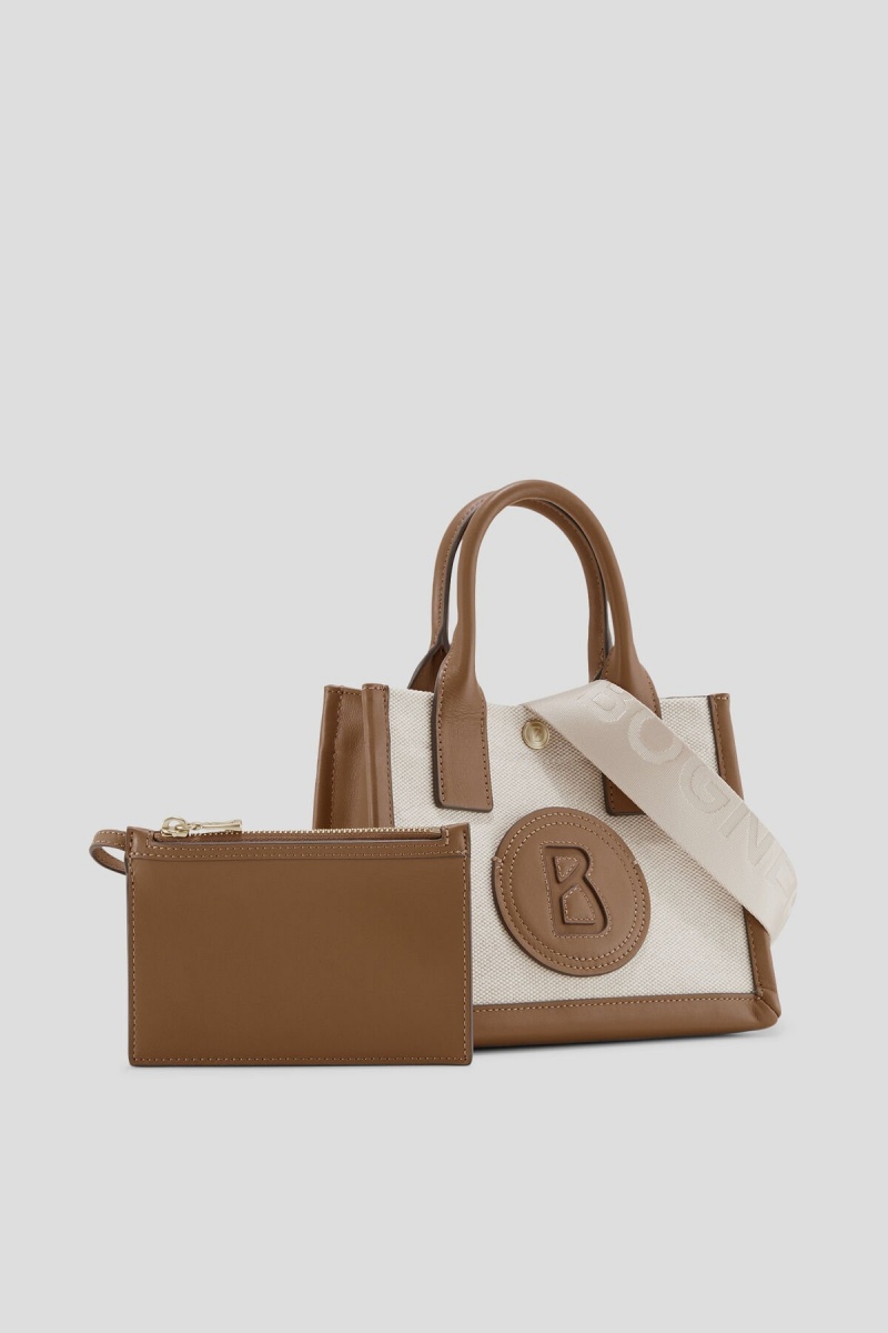 BOGNER Rigi Liva Handbag Braun | GQKML-8514