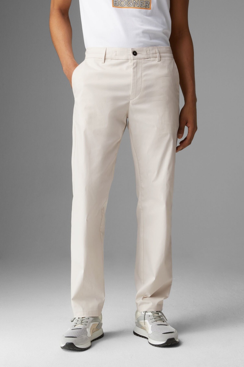 BOGNER Riley Chinos Off-white | FPLAD-8720