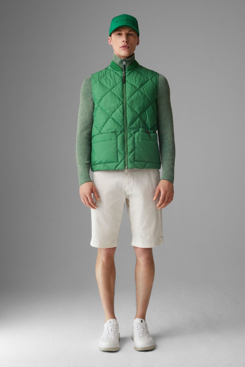 BOGNER Rocco Down Waistcoat Grün | FTXDS-2539