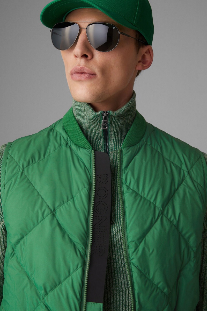 BOGNER Rocco Down Waistcoat Grün | VOCKP-0694