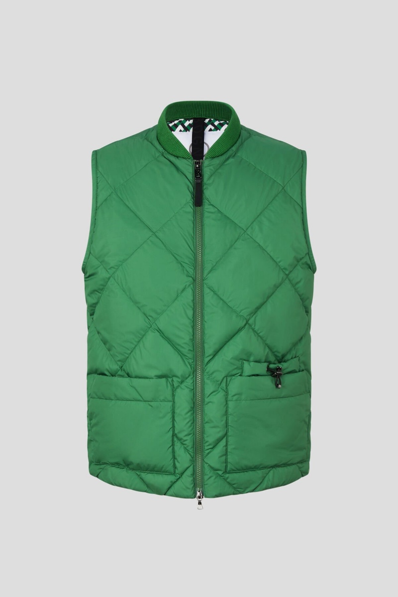BOGNER Rocco Down Waistcoat Grün | VOCKP-0694