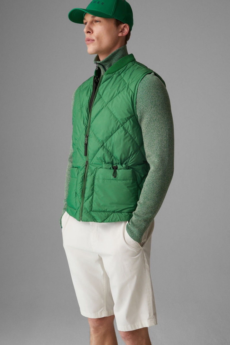 BOGNER Rocco Down Waistcoat Grün | VOCKP-0694