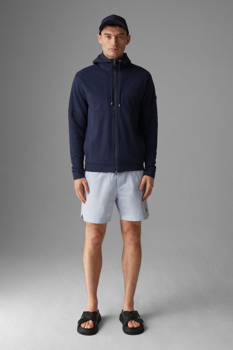 BOGNER Roman Sweatshirt Jacket Navy Blau | CUOKI-8690