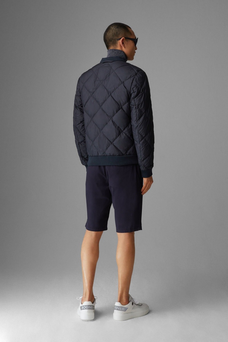 BOGNER Ronald Down Jacket Navy Blau | XYKLB-0971