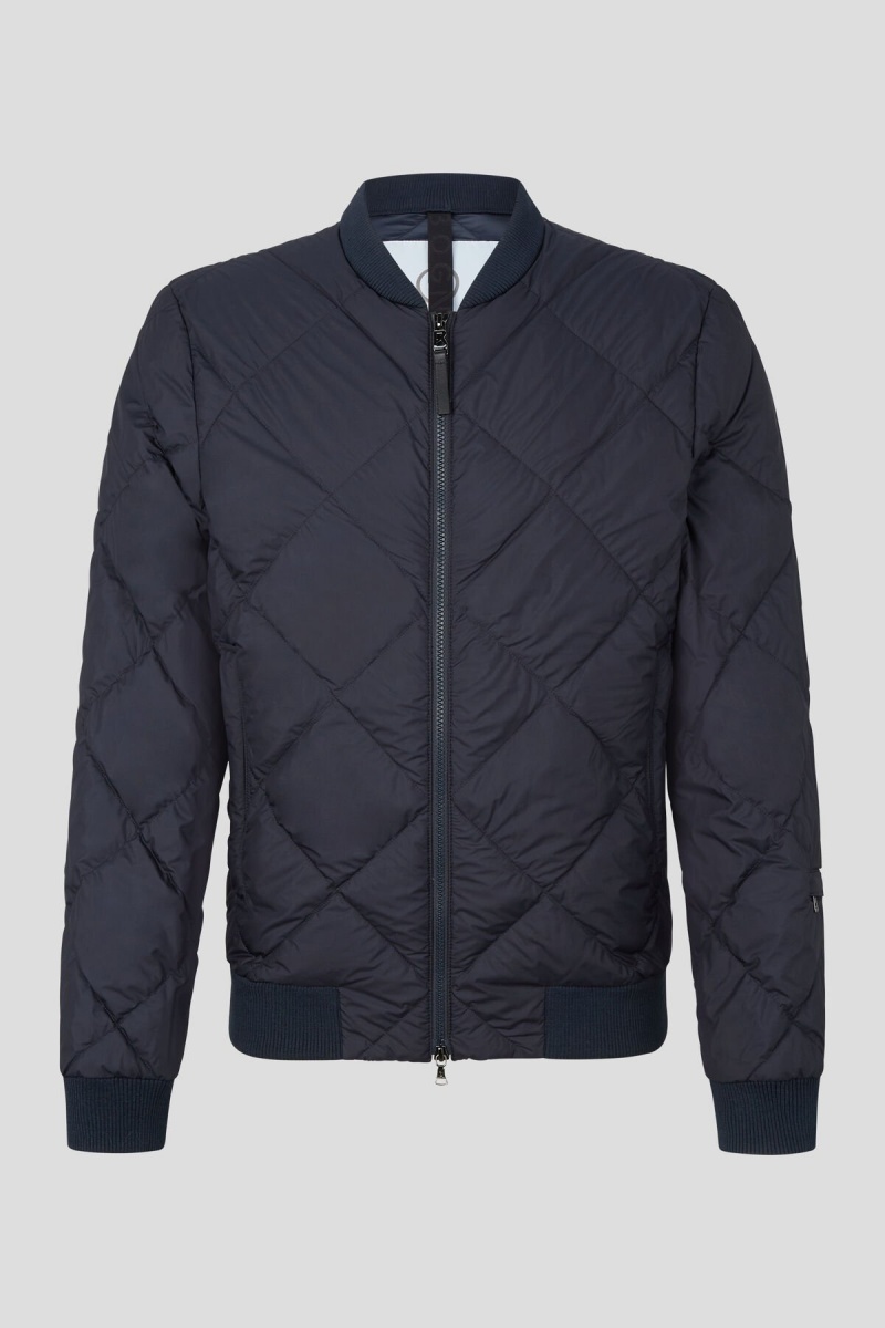 BOGNER Ronald Down Jacket Navy Blau | XYKLB-0971