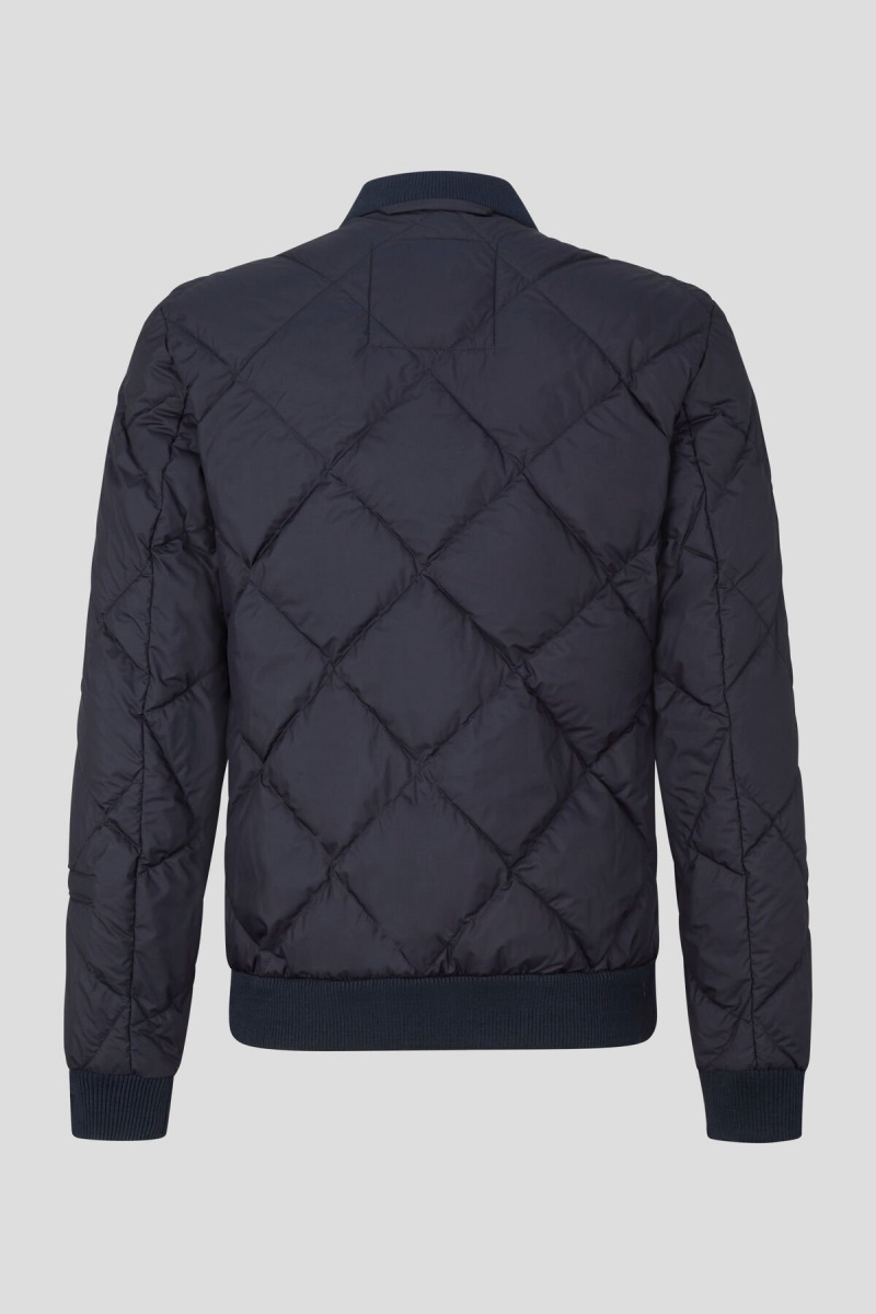 BOGNER Ronald Down Jacket Navy Blau | XYKLB-0971