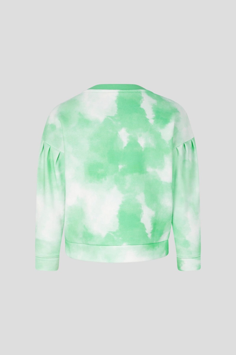 BOGNER Rory Kids Sweatshirt Grün Weiß | HXVGO-6904