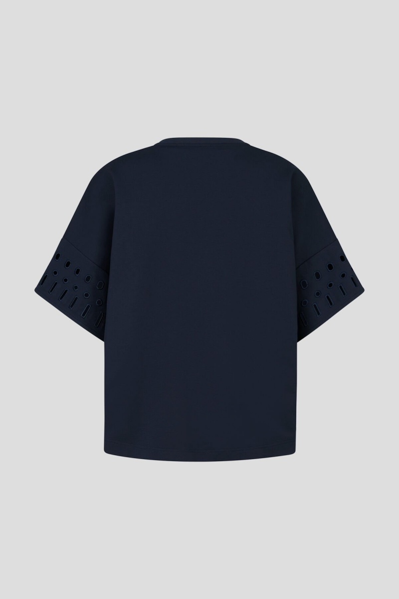 BOGNER Runa T-shirt Navy Blau | FWLSQ-6183