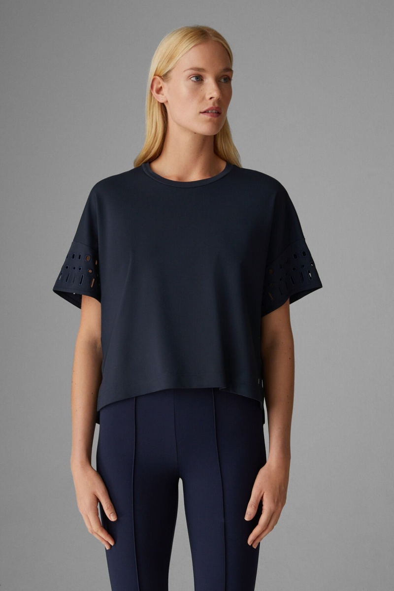 BOGNER Runa T-shirt Navy Blau | FWLSQ-6183