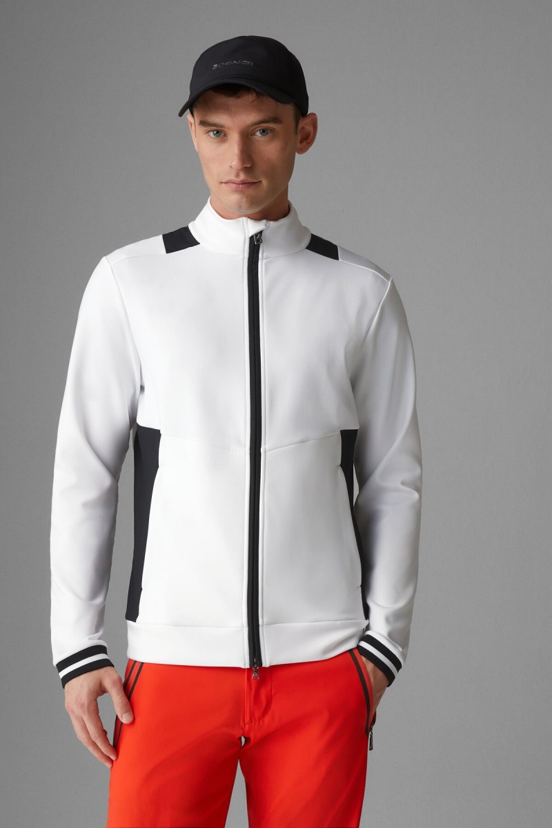 BOGNER Sport Akai Mid Layer Weiß | OZWDP-4596