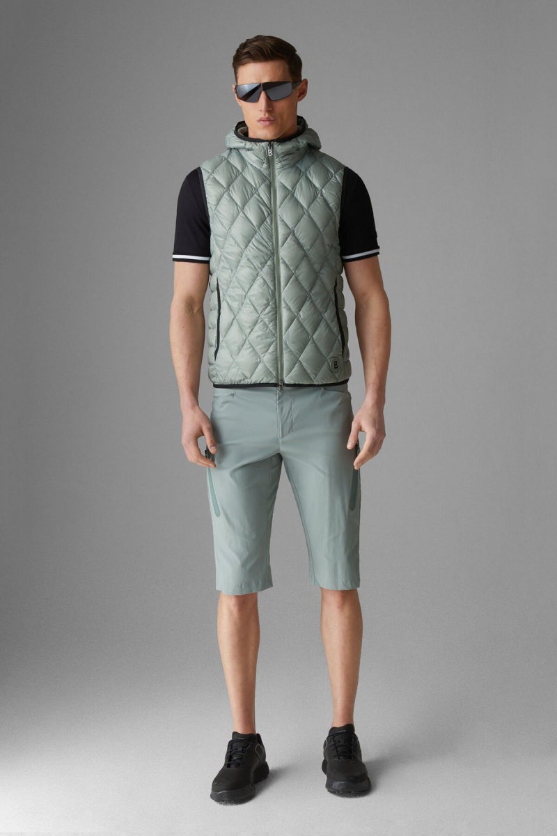 BOGNER Sport Ares Laufschuhe Down Waistcoat Grün | RWNSQ-0942