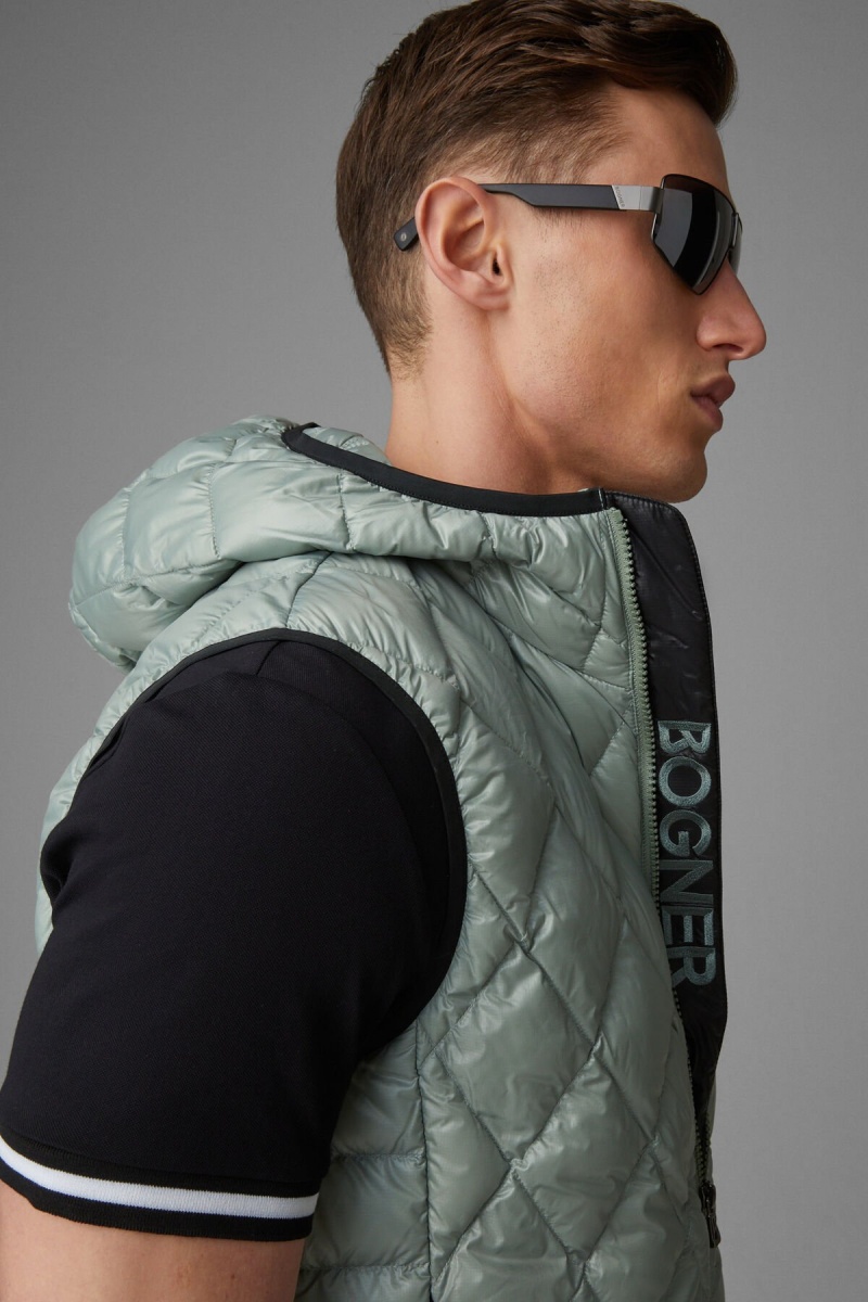BOGNER Sport Ares Laufschuhe Down Waistcoat Grün | RWNSQ-0942