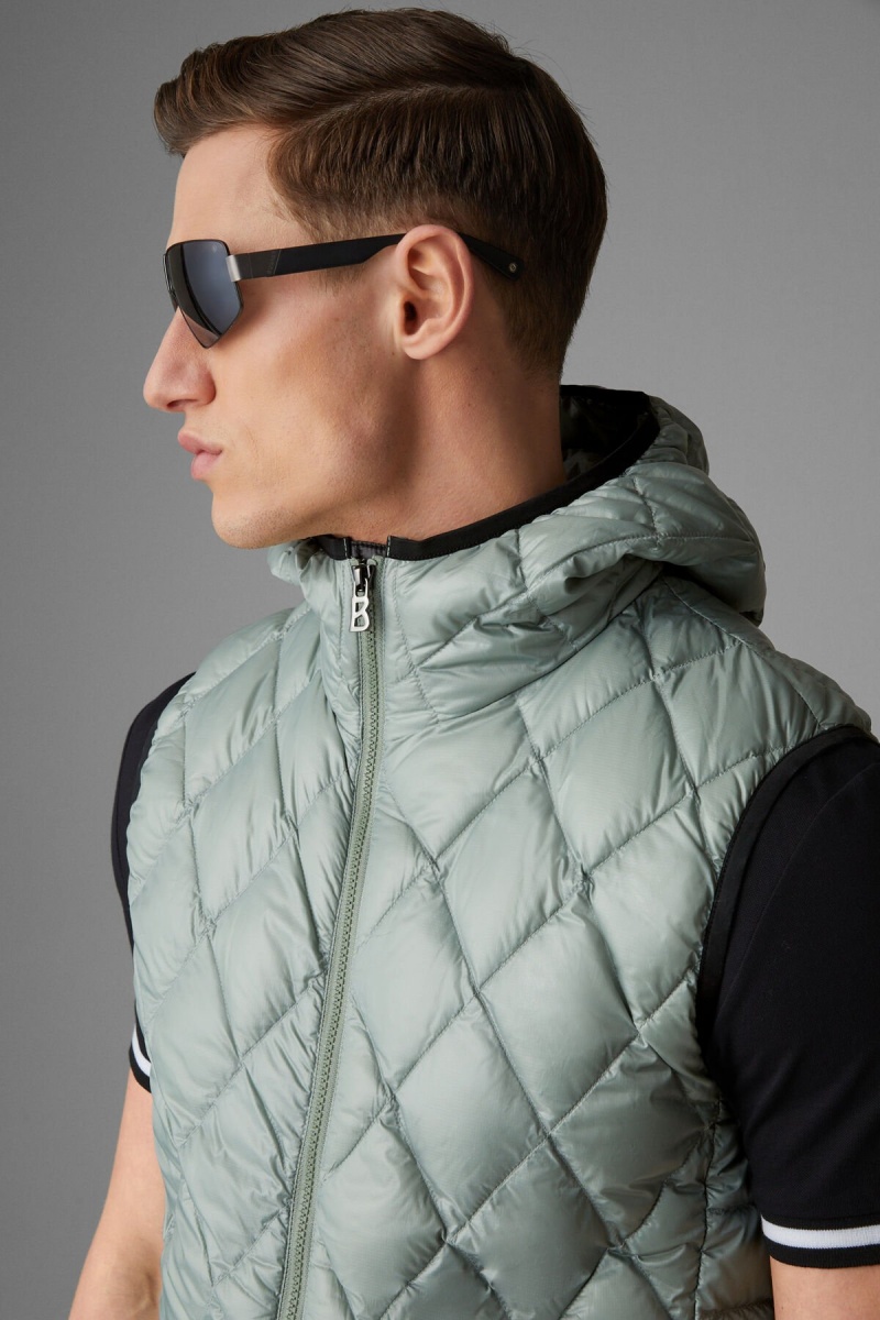BOGNER Sport Ares Laufschuhe Down Waistcoat Grün | RWNSQ-0942