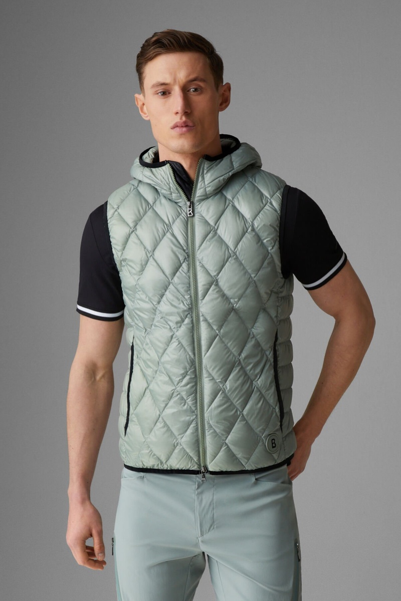 BOGNER Sport Ares Laufschuhe Down Waistcoat Grün | RWNSQ-0942