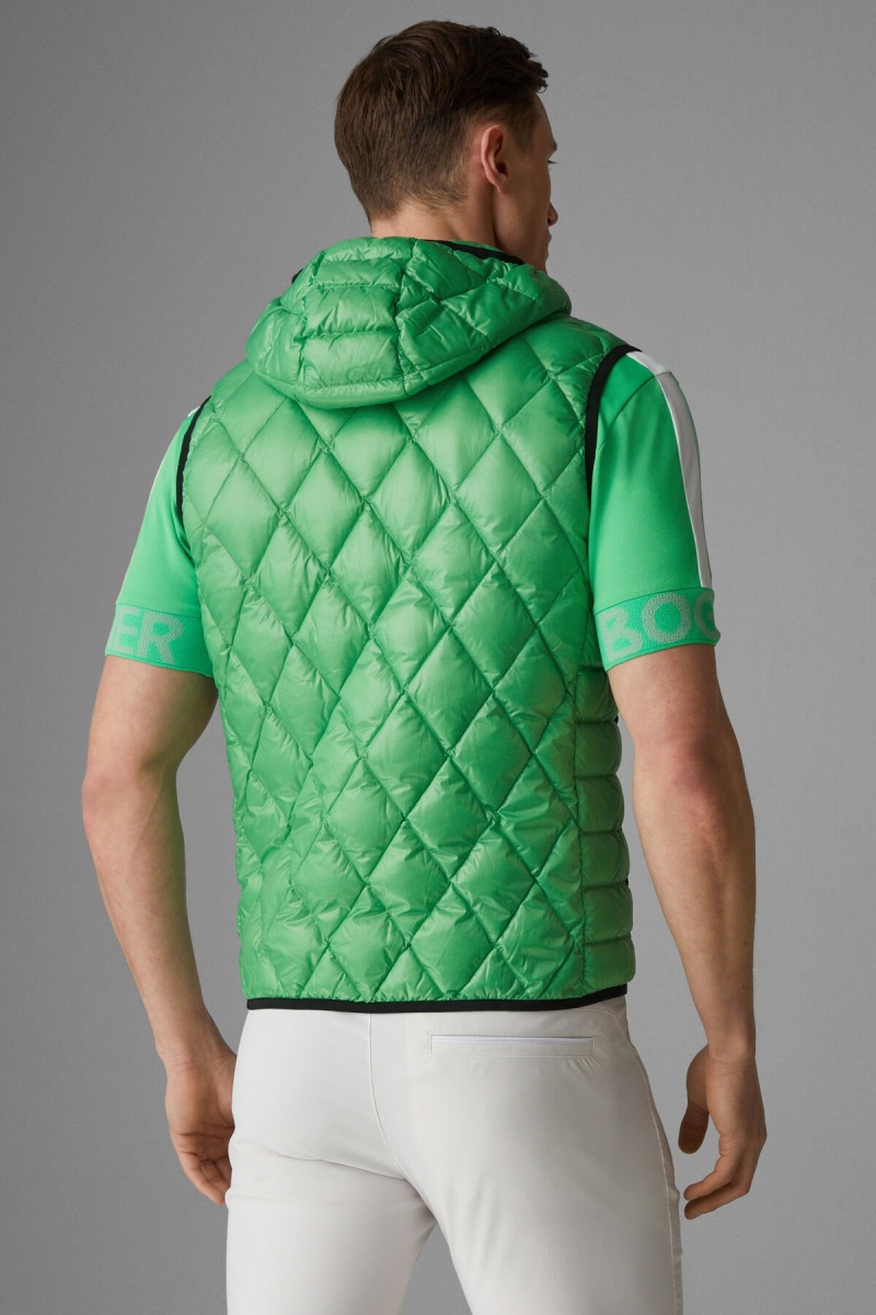BOGNER Sport Ares Laufschuhe Down Waistcoat Grün | AHDON-1423