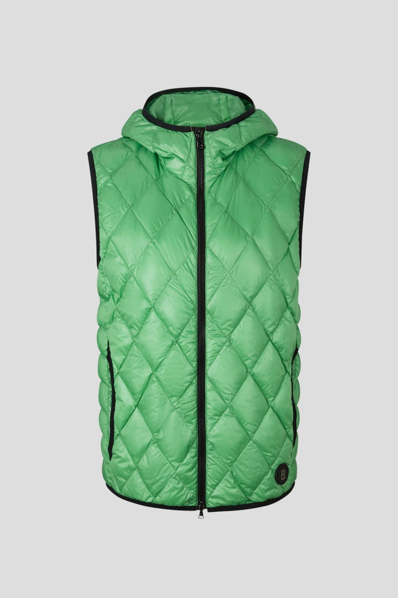BOGNER Sport Ares Laufschuhe Down Waistcoat Grün | AHDON-1423