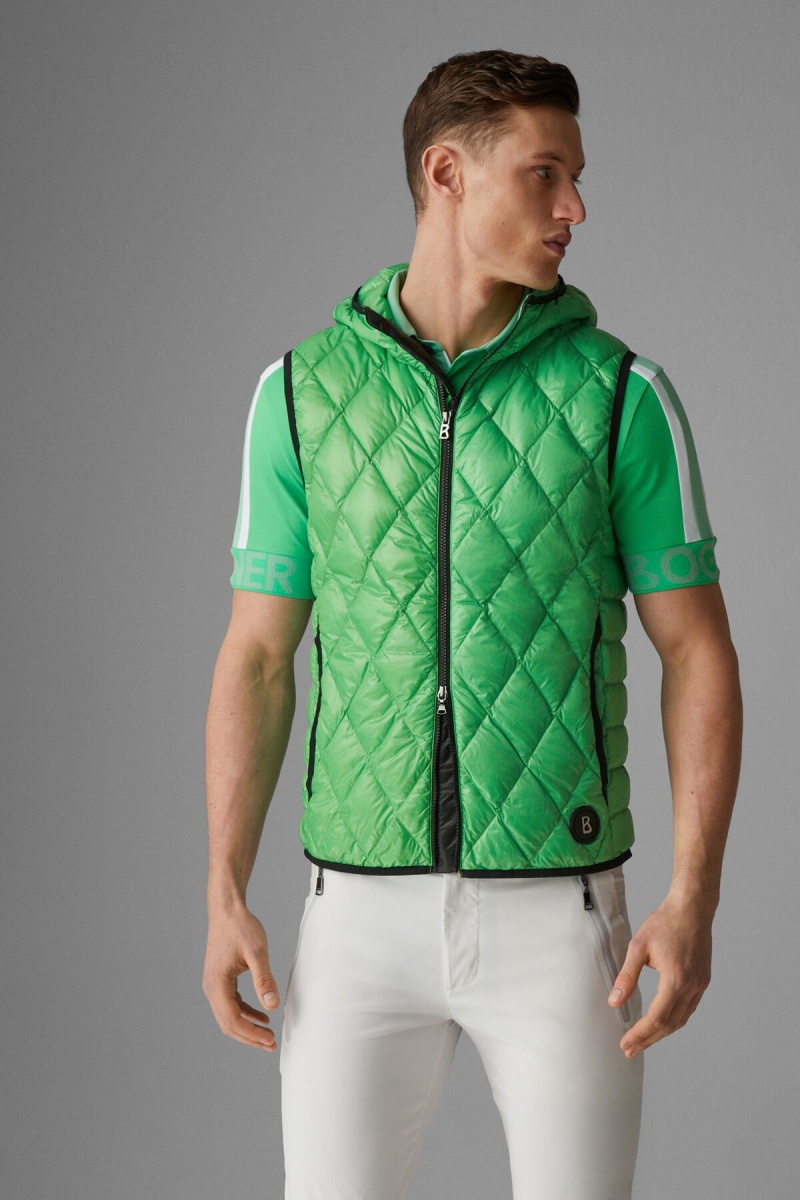 BOGNER Sport Ares Laufschuhe Down Waistcoat Grün | AHDON-1423